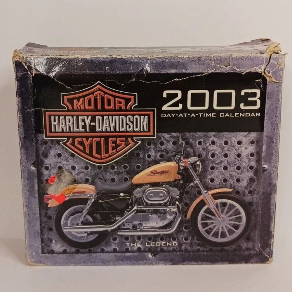 Harley-Davidson 2003 Day-at-a-Time Calendar Vintage Collectable